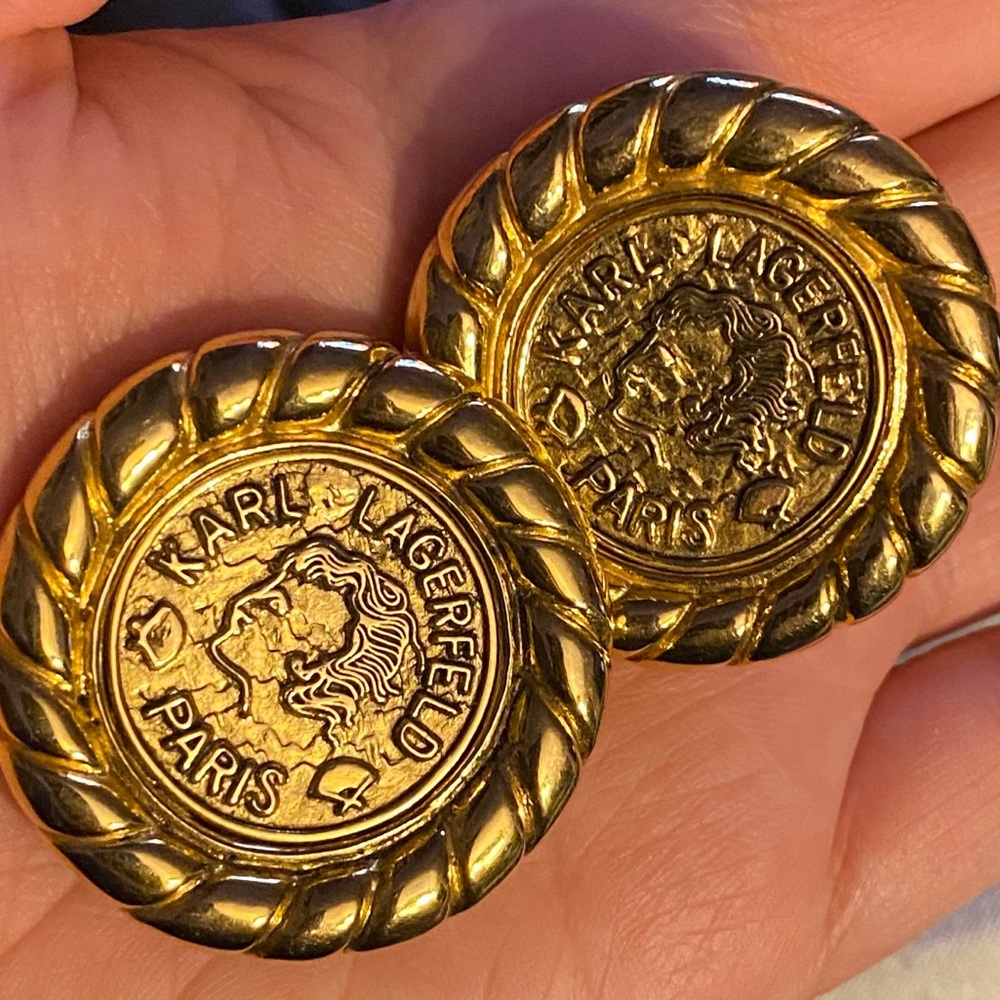 Vintage Karl Lagerfeld Earrings